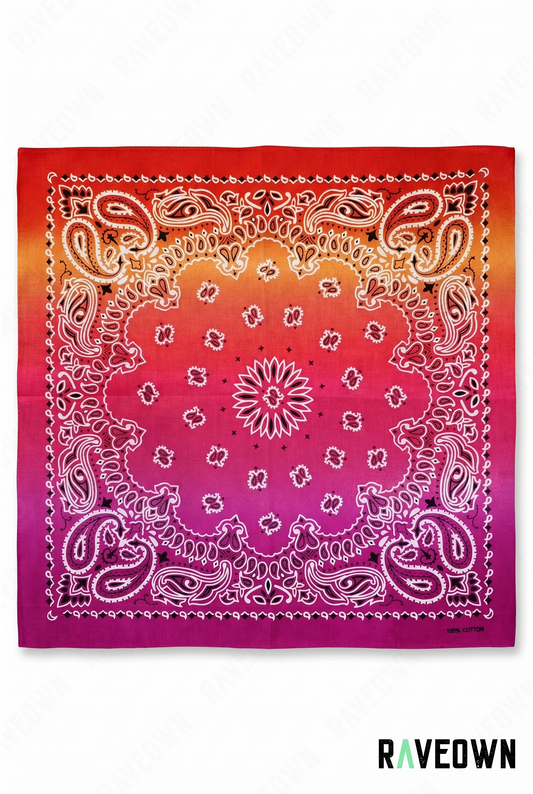 Bandana Femme – Paisley Dégradé | Maüra