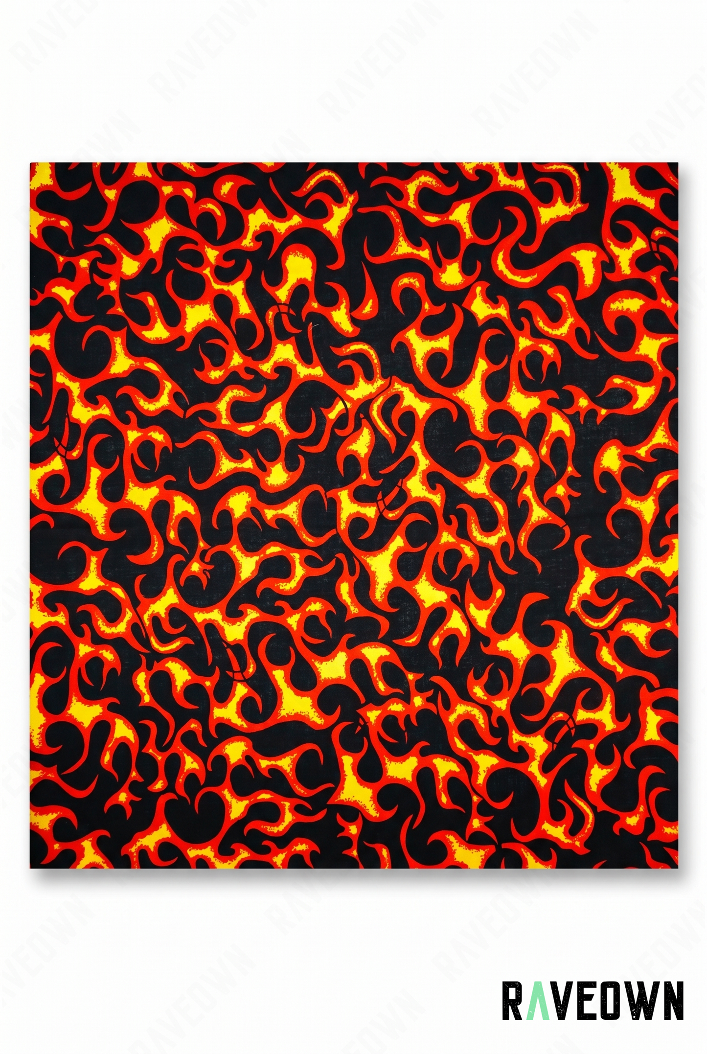 Foulard bandana femme flammes | Festi.Life