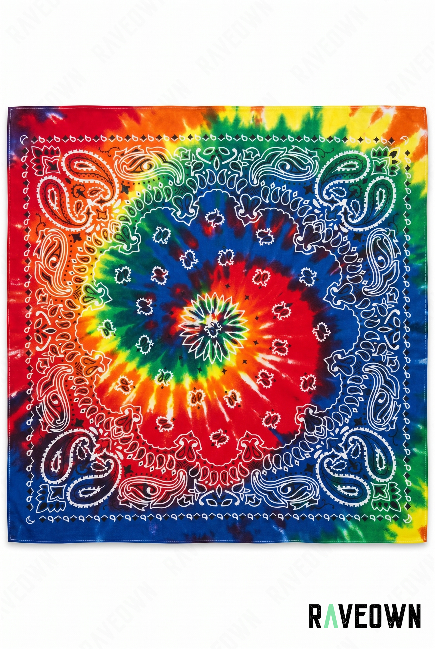 Bandana Multicolore – Paisley Spirale | Solvaï