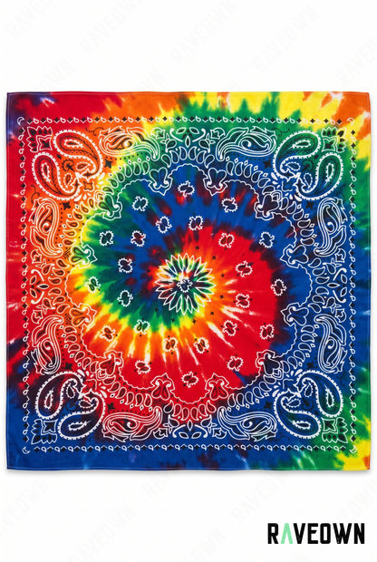 Bandana Multicolore – Paisley Spirale | Solvaï