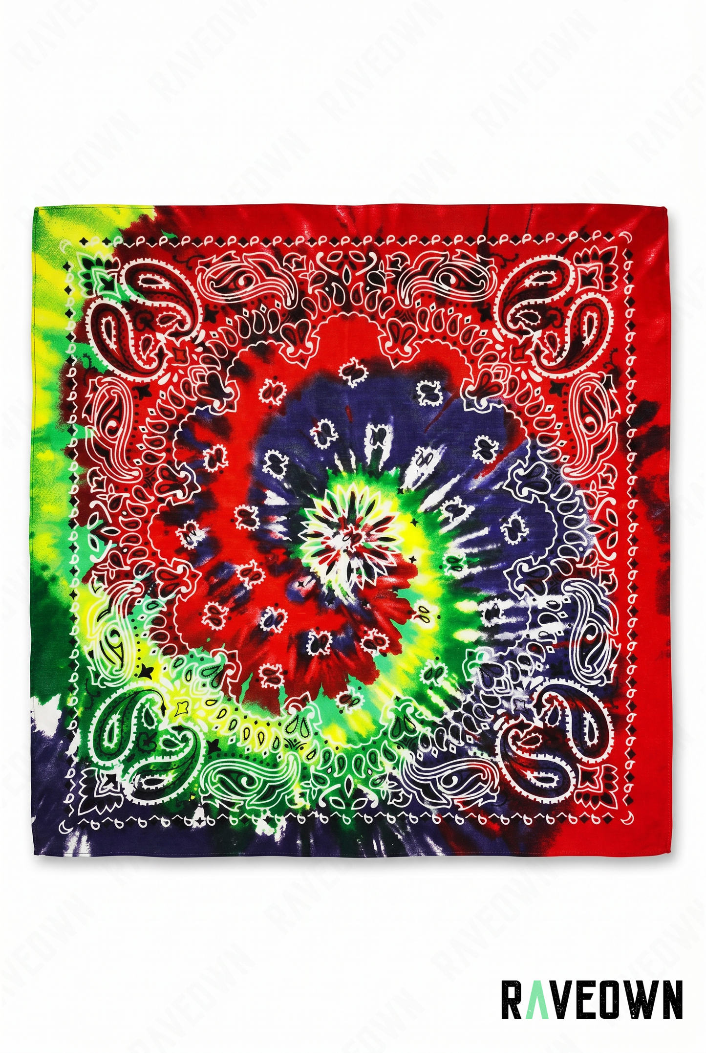 Bandana Multicolore – Paisley Spirale | Solvaï