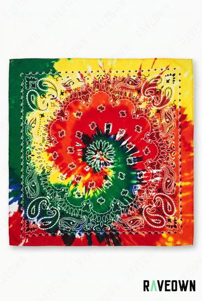 Bandana Multicolore – Paisley Spirale | Solvaï