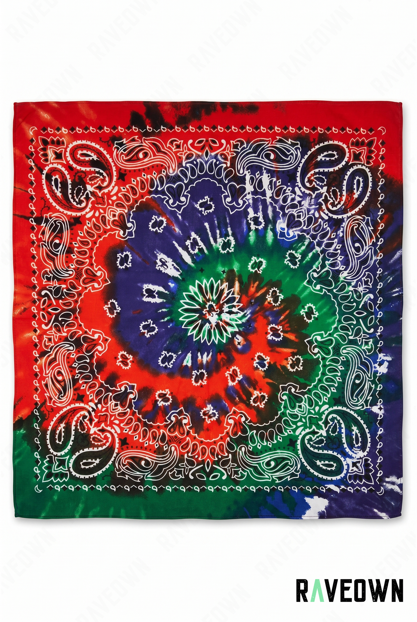Bandana Multicolore – Paisley Spirale | Solvaï