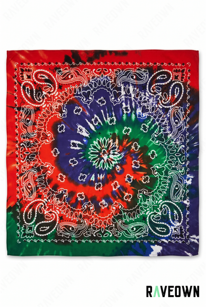 Bandana Multicolore – Paisley Spirale | Solvaï