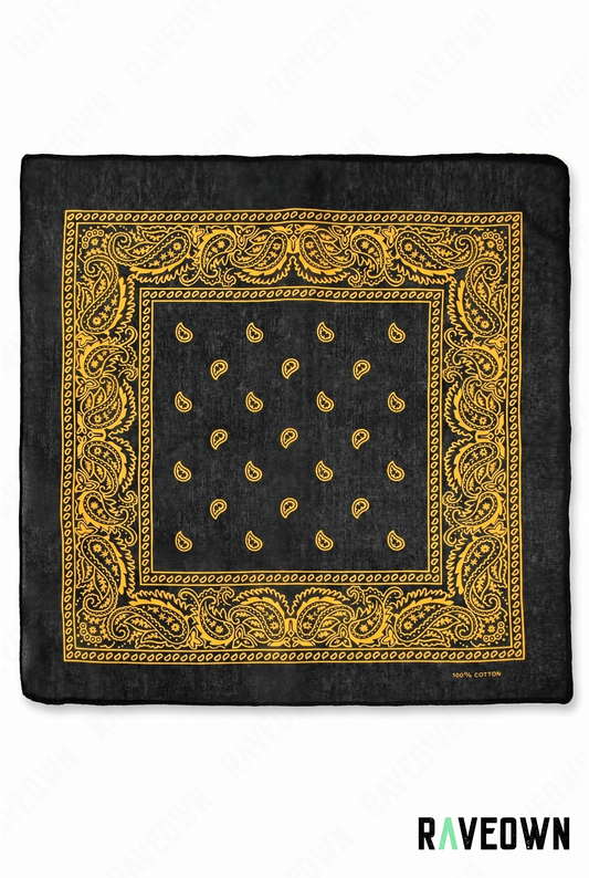Bandana Dans Les Cheveux Femme – Paisley Coton | Festi.Life