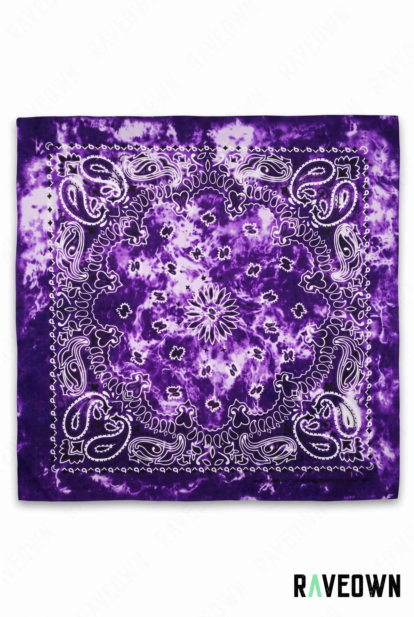Bandana Dans Les Cheveux – Paisley Délavé | Festi.Life