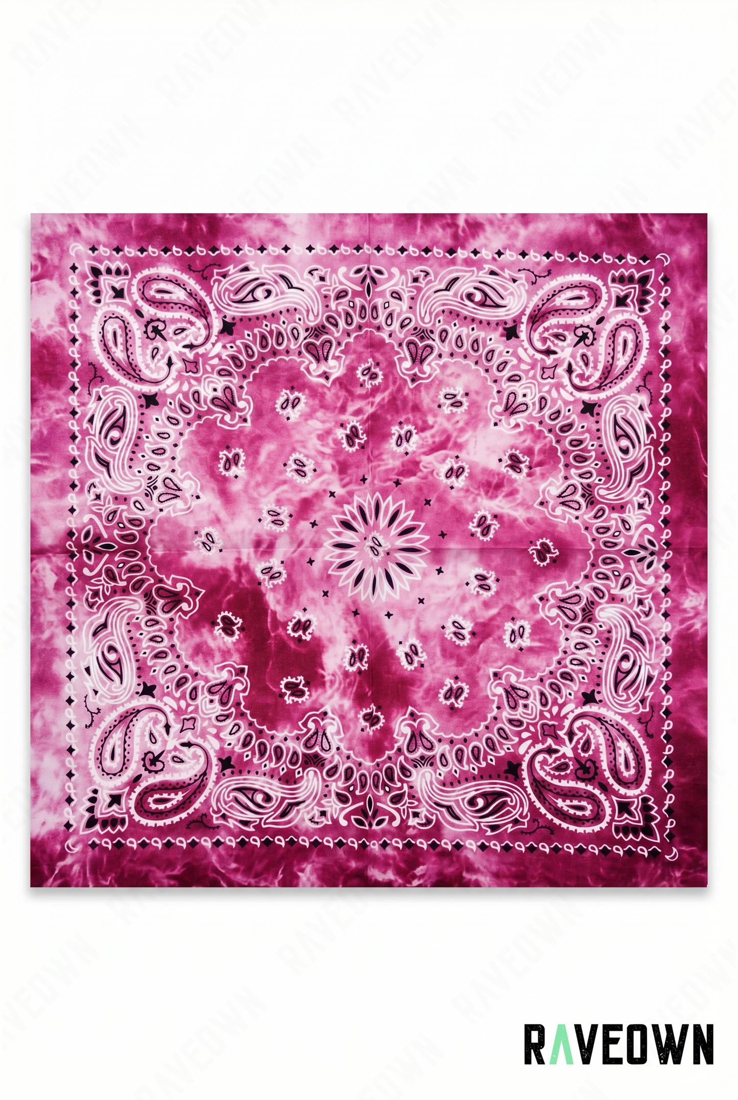 Bandana Dans Les Cheveux – Paisley Délavé | Festi.Life
