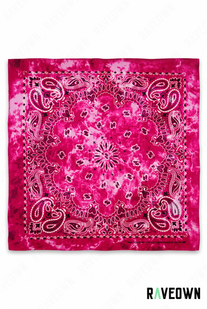 Bandana Dans Les Cheveux – Paisley Délavé | Festi.Life