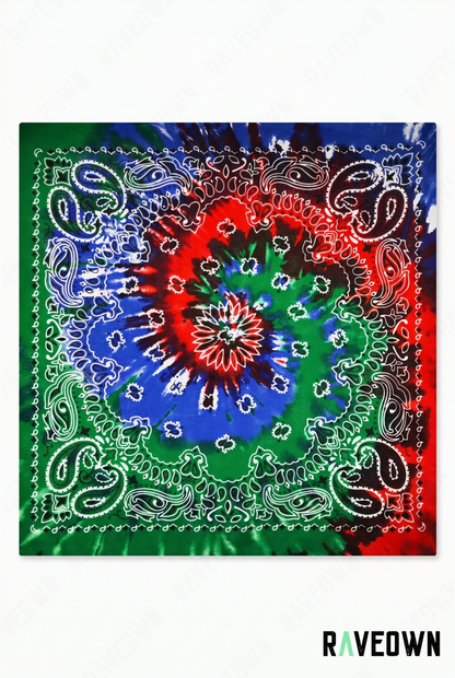 Bandana Multicolore – Paisley Spirale | Solvaï