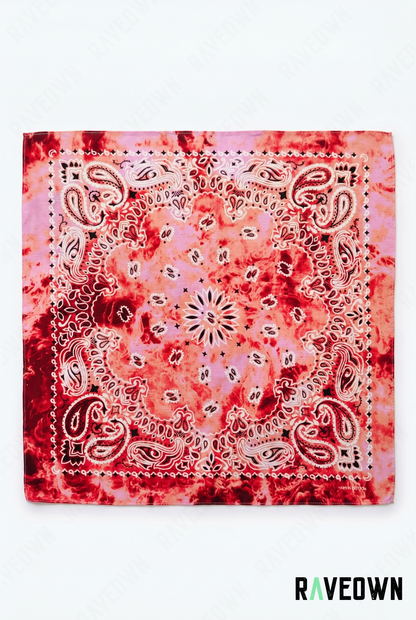 Bandana Dans Les Cheveux – Paisley Délavé | Festi.Life