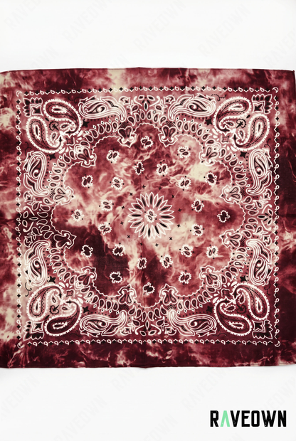 Bandana Dans Les Cheveux – Paisley Délavé | Festi.Life