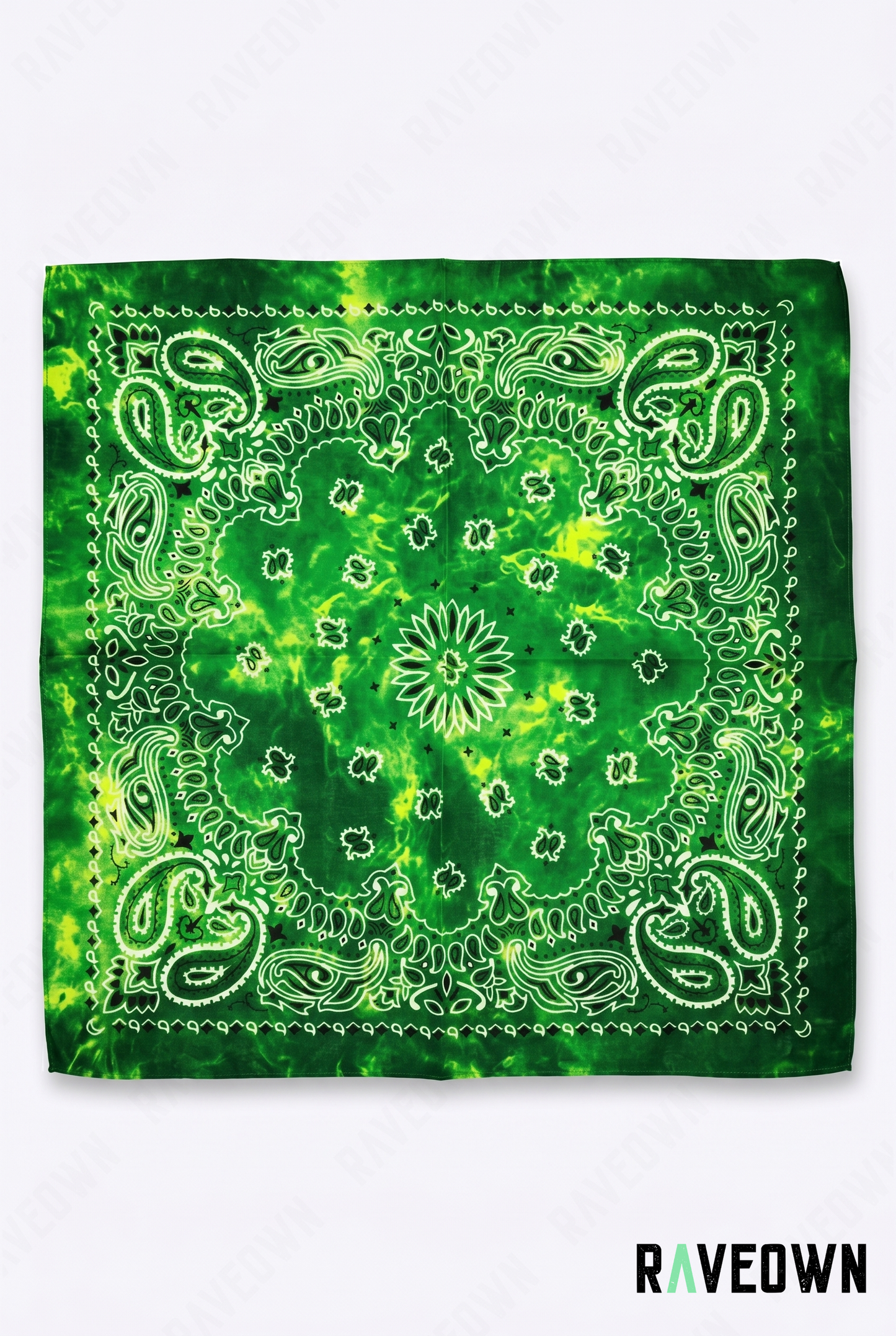 Bandana Dans Les Cheveux – Paisley Délavé | Festi.Life