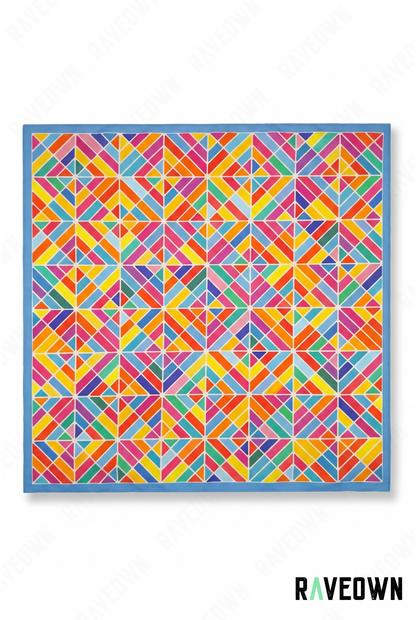 Foulard Bandana Femme Géométrique | Lunaï