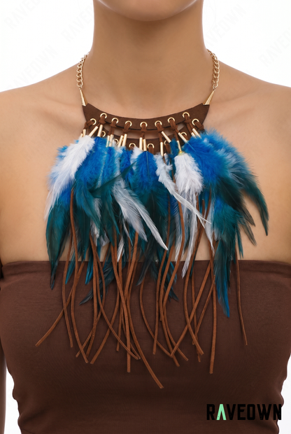 Collier de plumes | Hippie BOHO