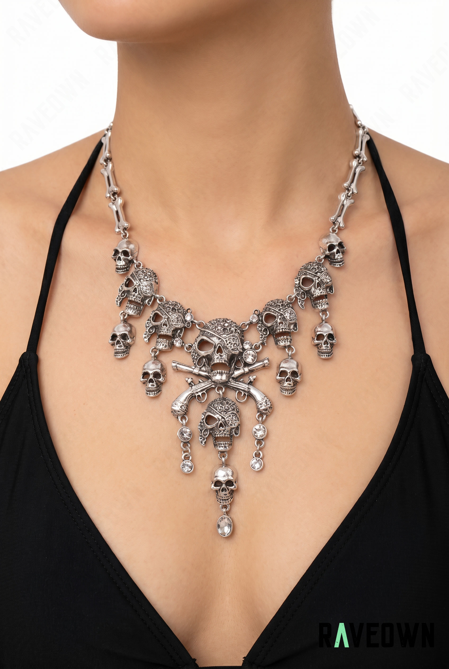 Collier Tête de Mort Pirate | Nektra
