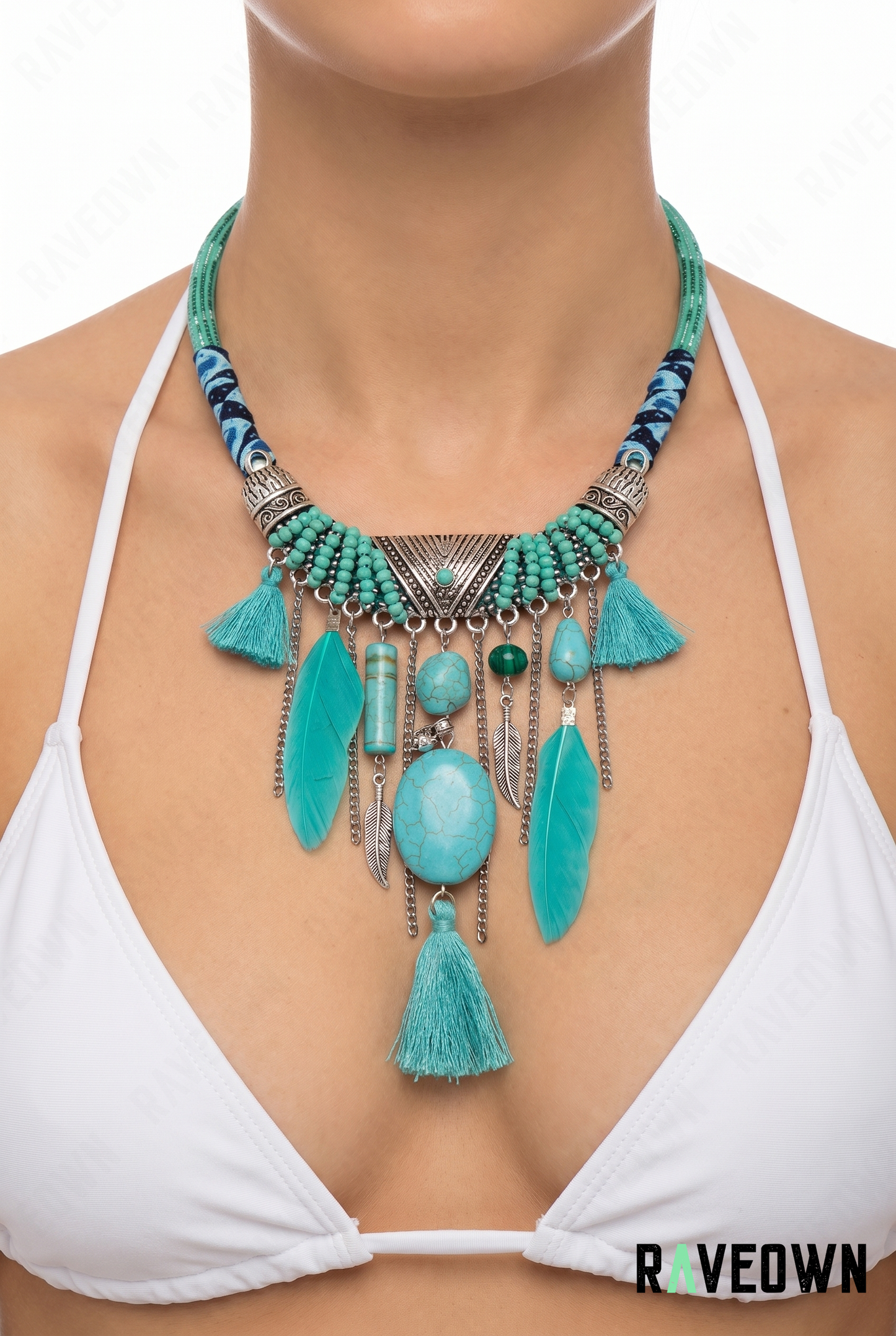 Collier Plastron à Pompons | RÆVEN