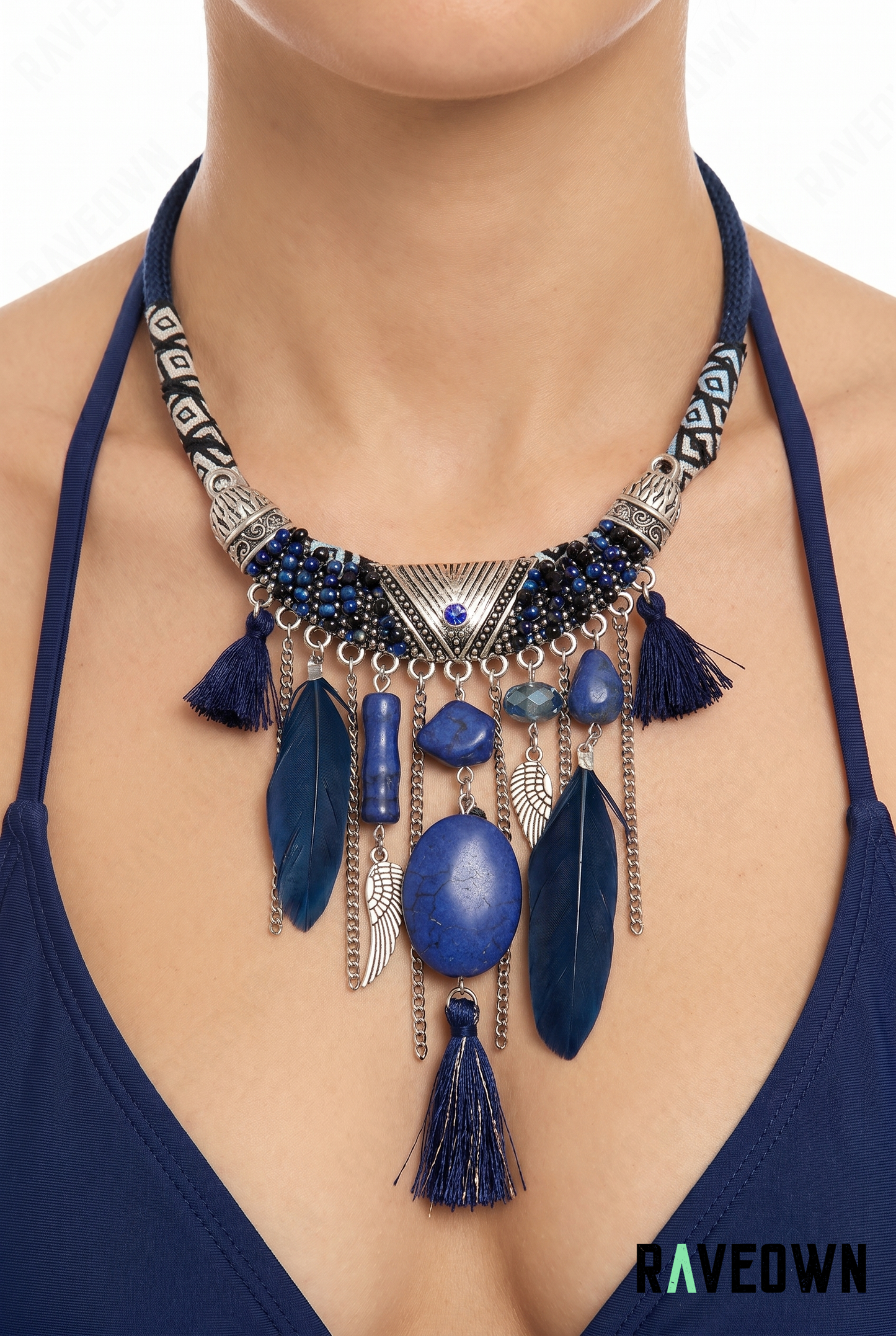 Collier Plastron à Pompons | RÆVEN