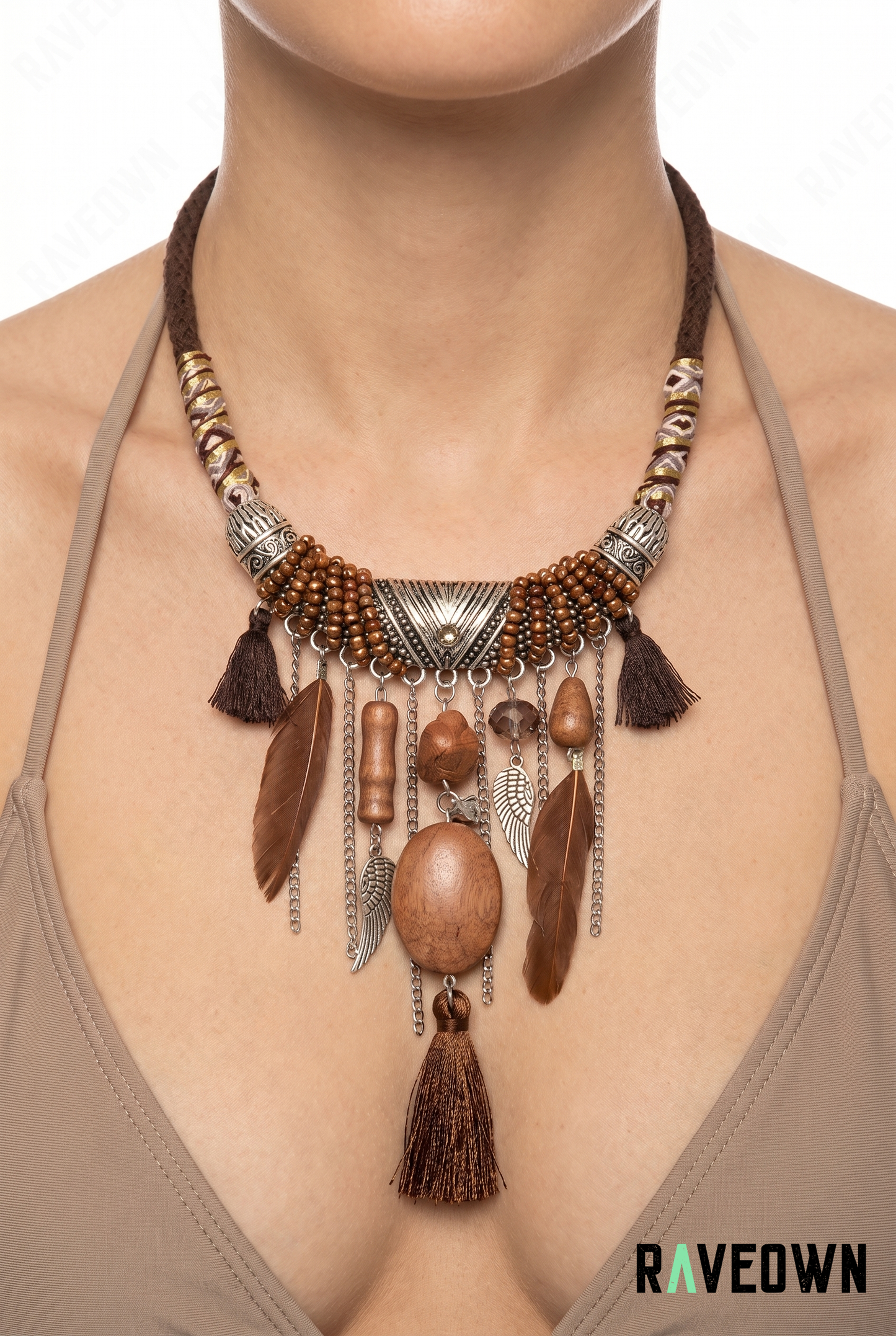 Collier Plastron à Pompons | RÆVEN