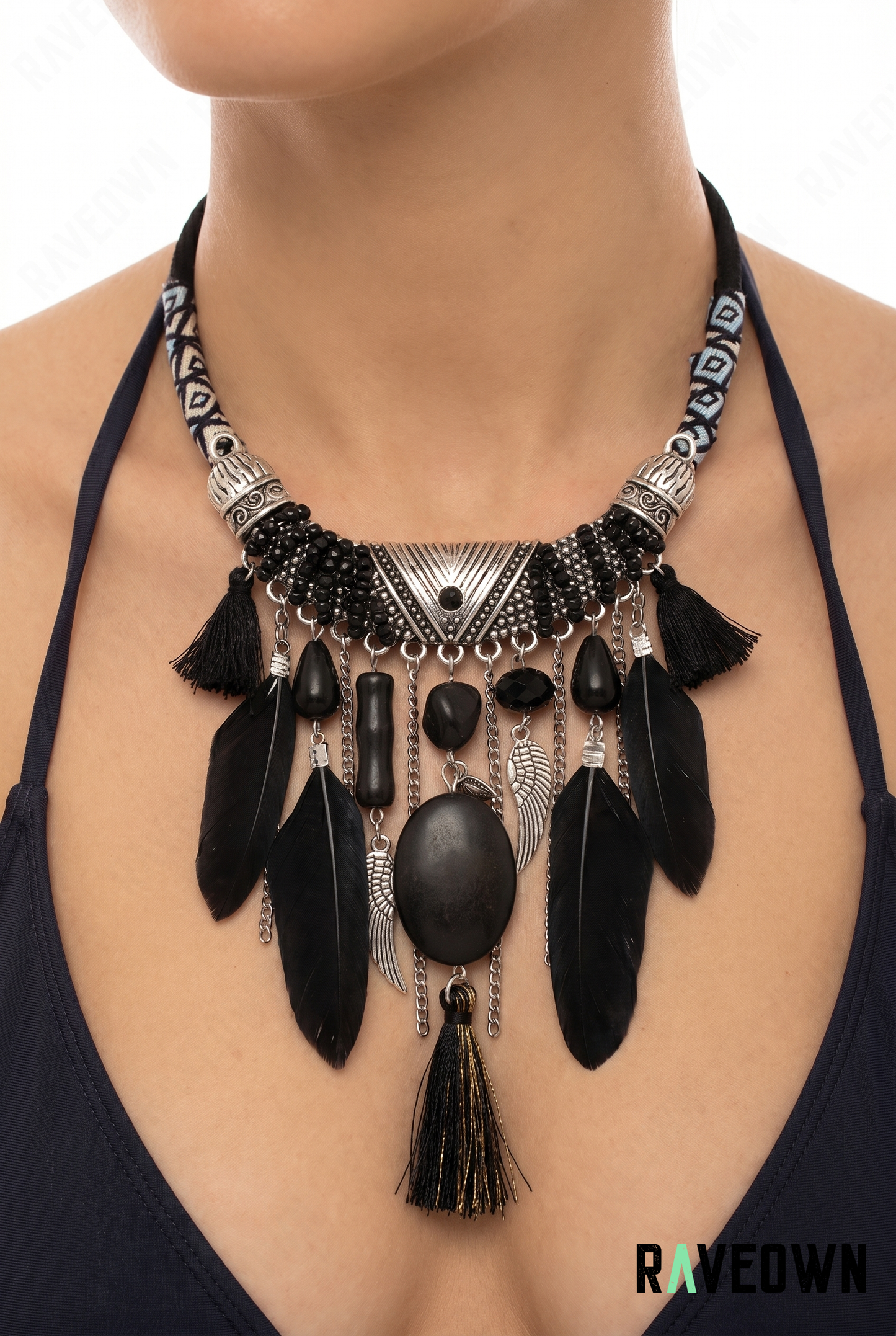 Collier Plastron à Pompons | RÆVEN