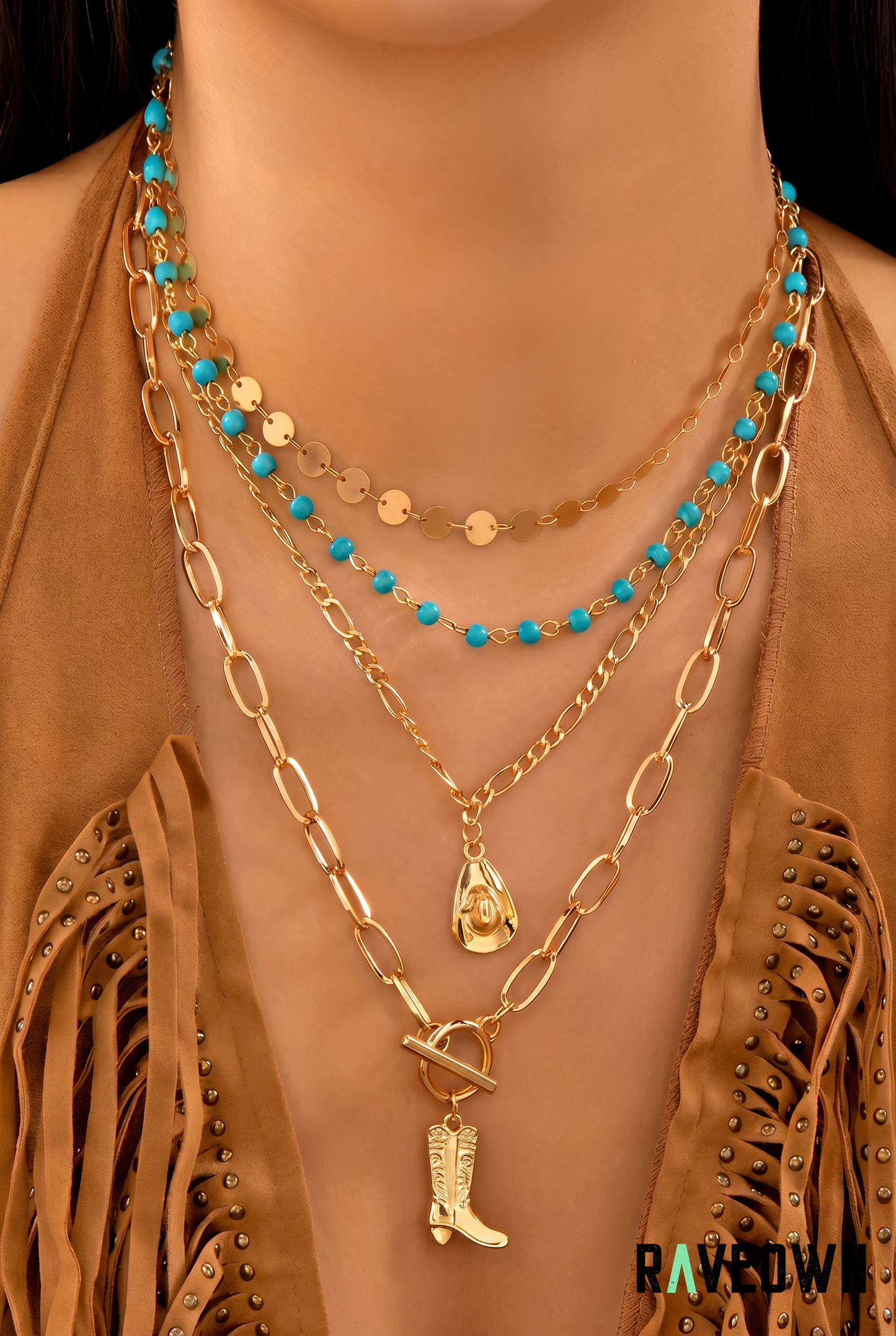 Collier Multirang Botte Western | Nektra