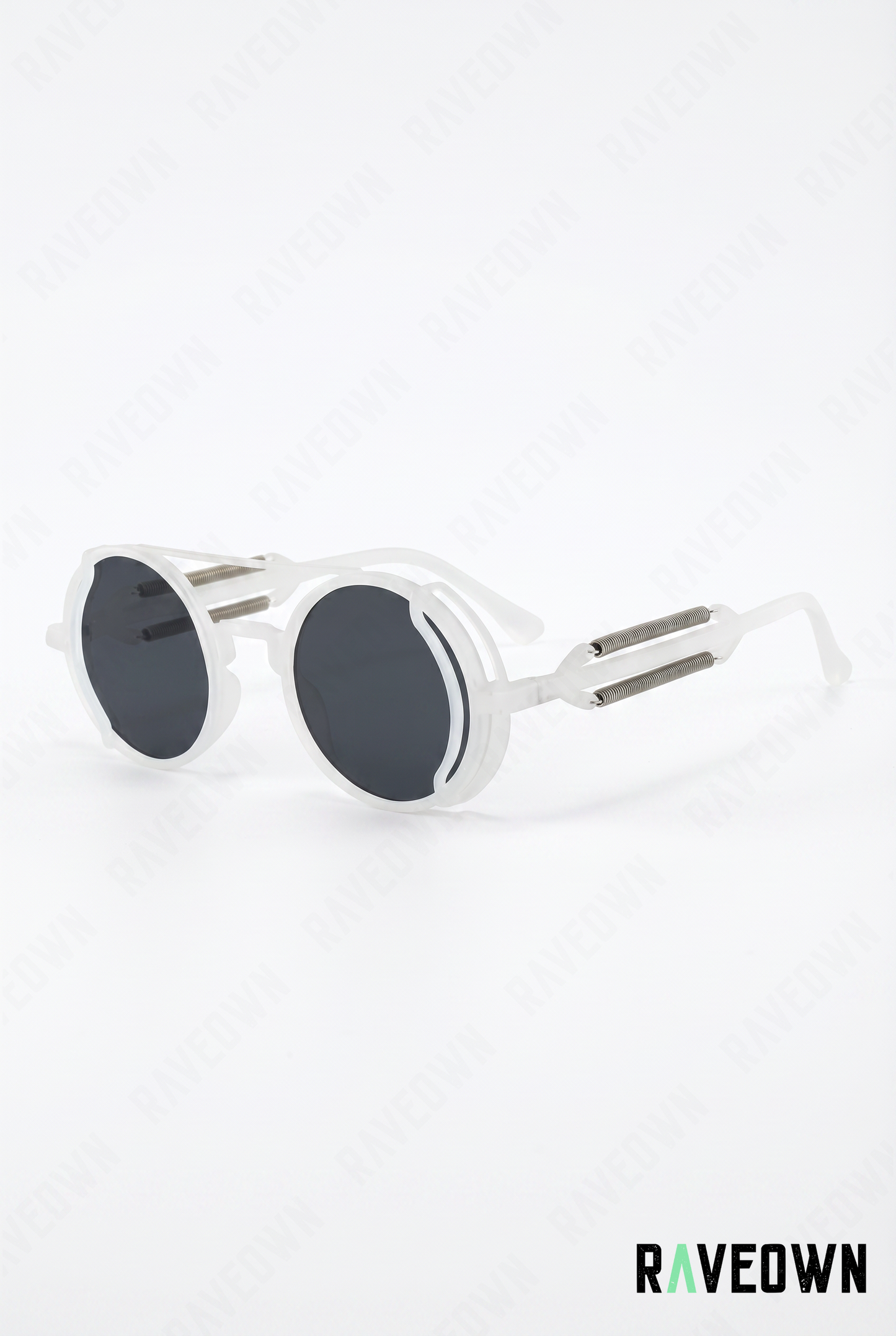 Lunettes De Soleil Rondes Steampunk Rétro | RÆVA