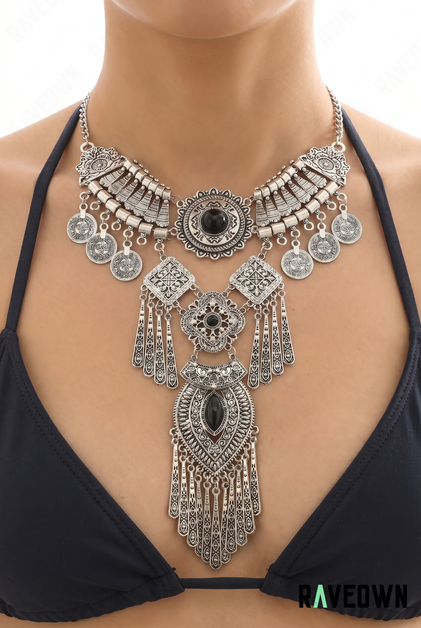Collier plastron ethnique femme | Nektra