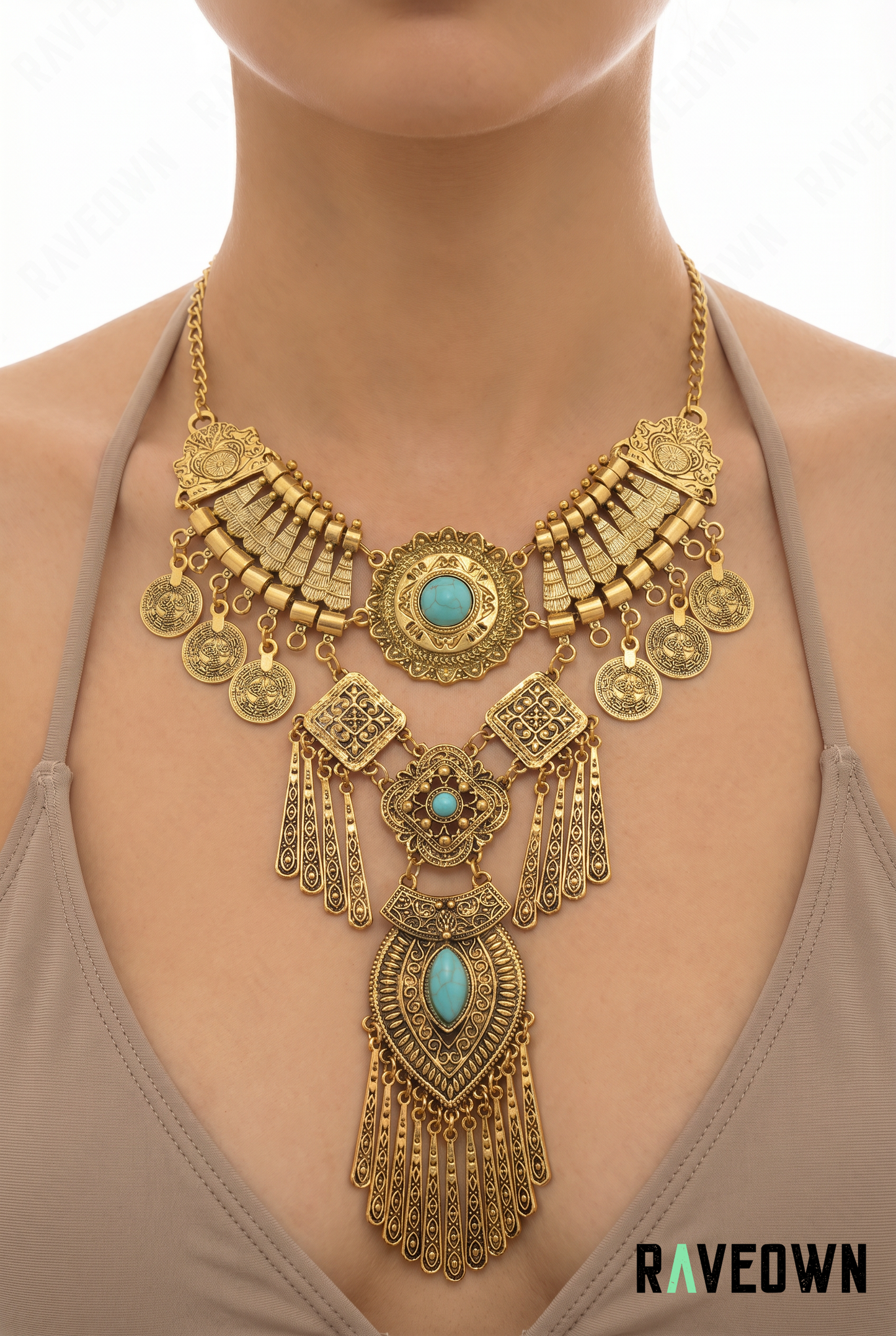 Collier plastron ethnique femme | Nektra