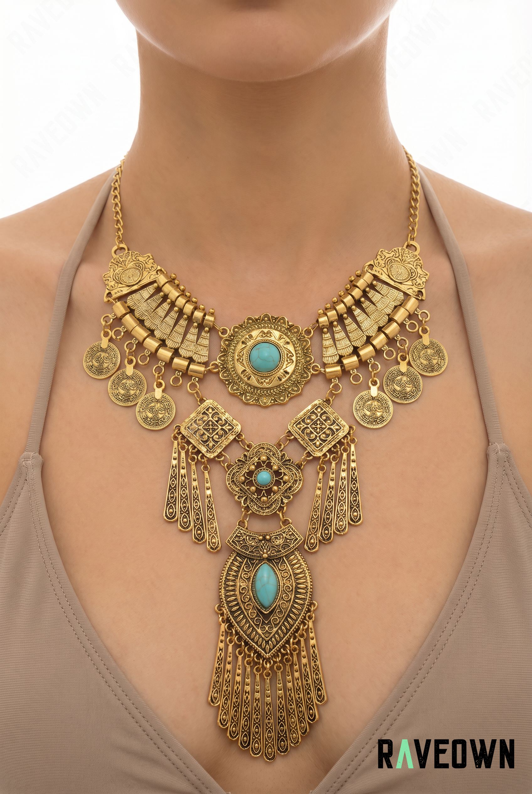 Collier plastron ethnique femme | Nektra