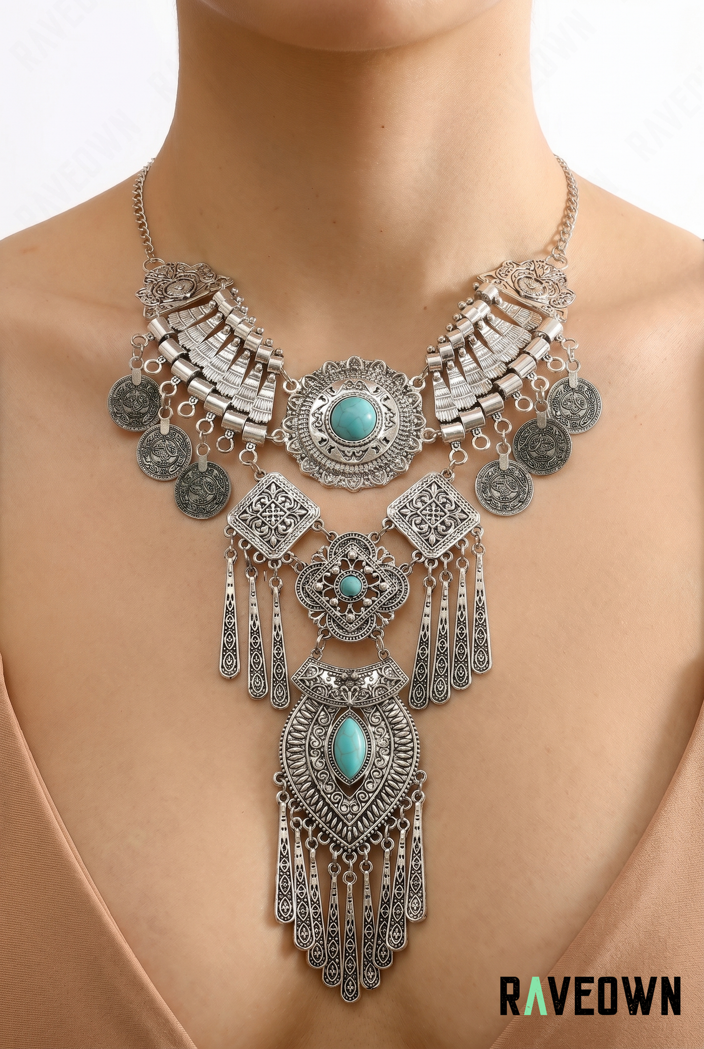 Collier plastron ethnique femme | Nektra