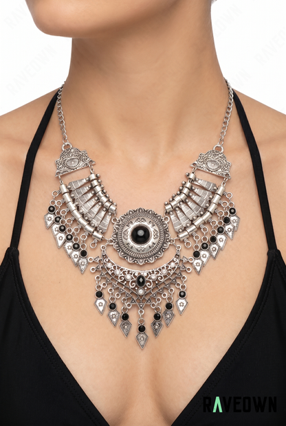 Collier Plastron Bohème Pierres | RÆVEN