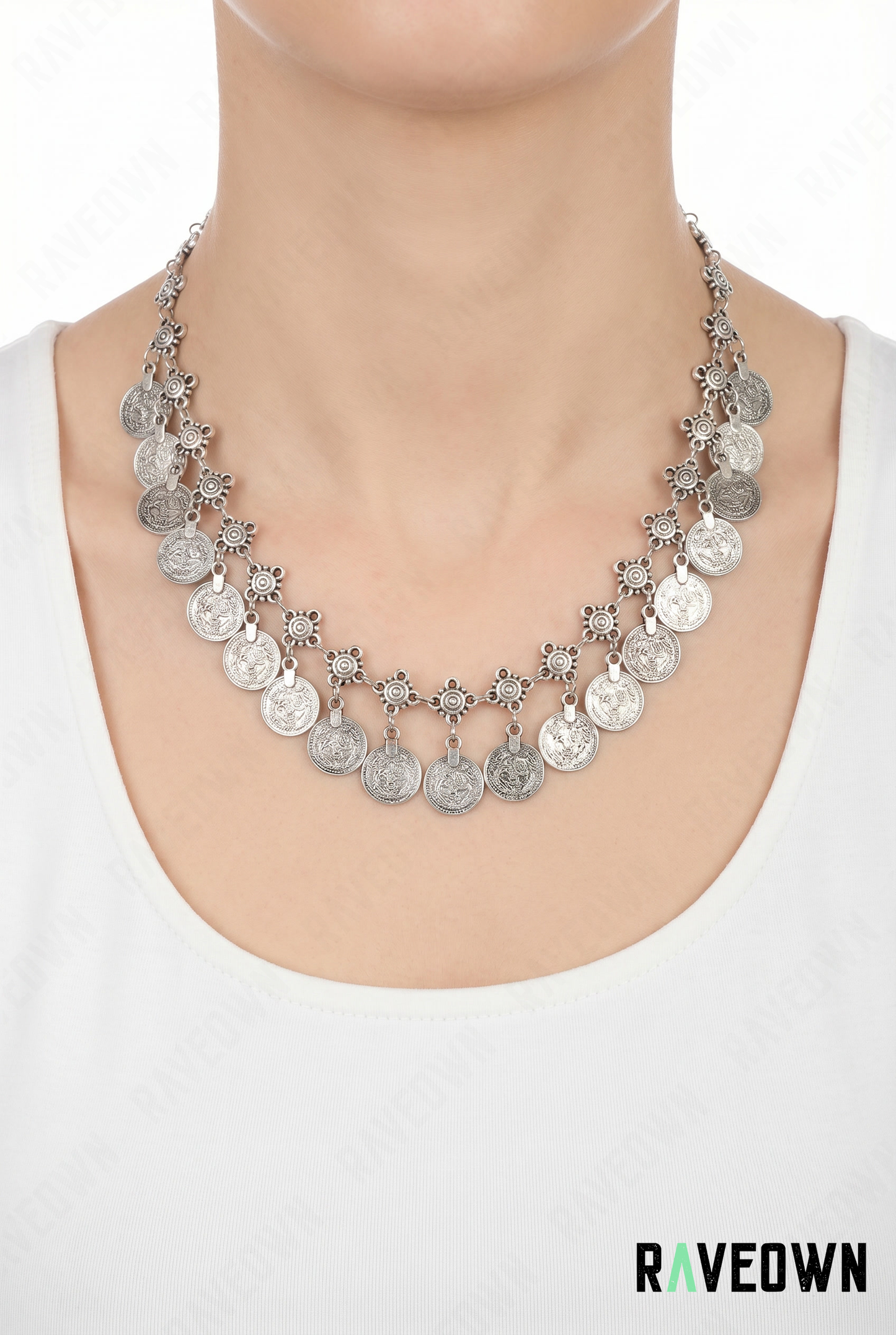 Collier Pièces Ethnique | RÆVEN
