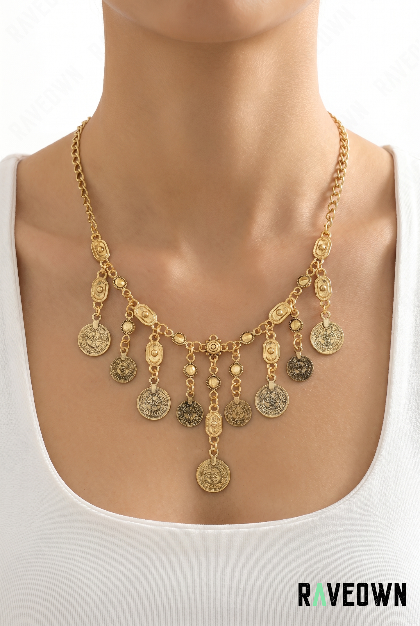 Collier pièces femme | Hippie Boho