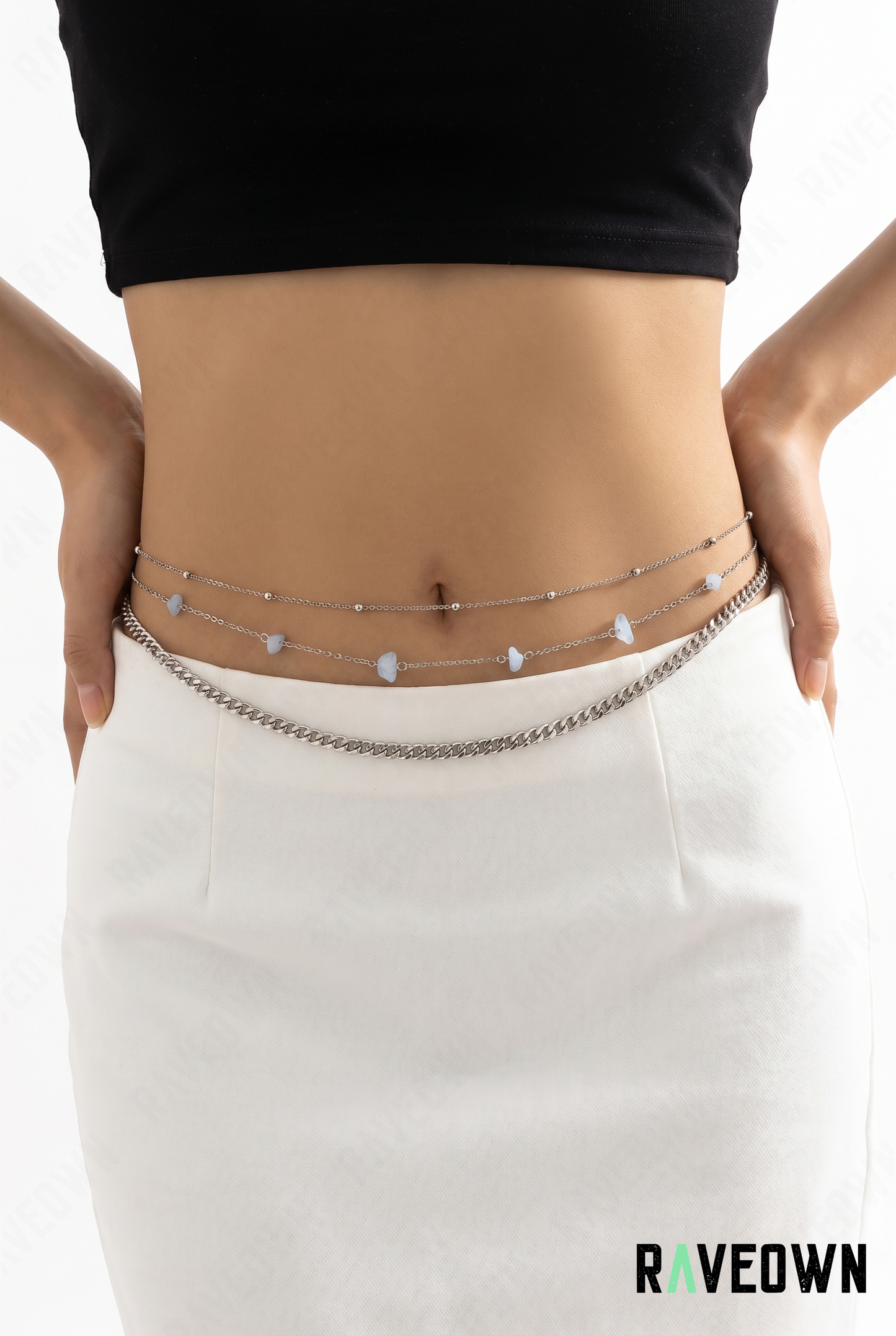 Chaîne de Taille Femme avec Pierres | Hippie Boho