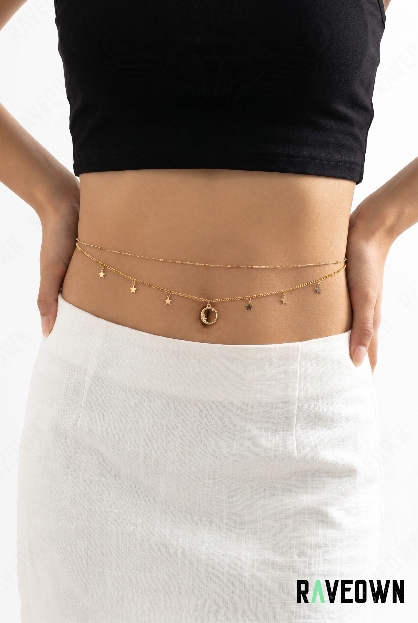 Chaîne de Taille Femme Étoiles | RÆVEN