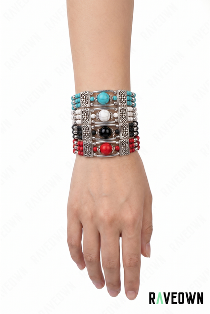 Bracelet Pierre Naturelle Femme – Perles Ethniques | RÆVEN