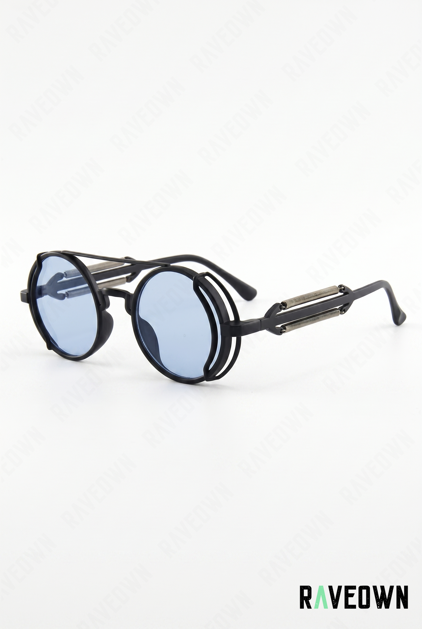 Lunettes De Soleil Rondes Steampunk Rétro | RÆVA