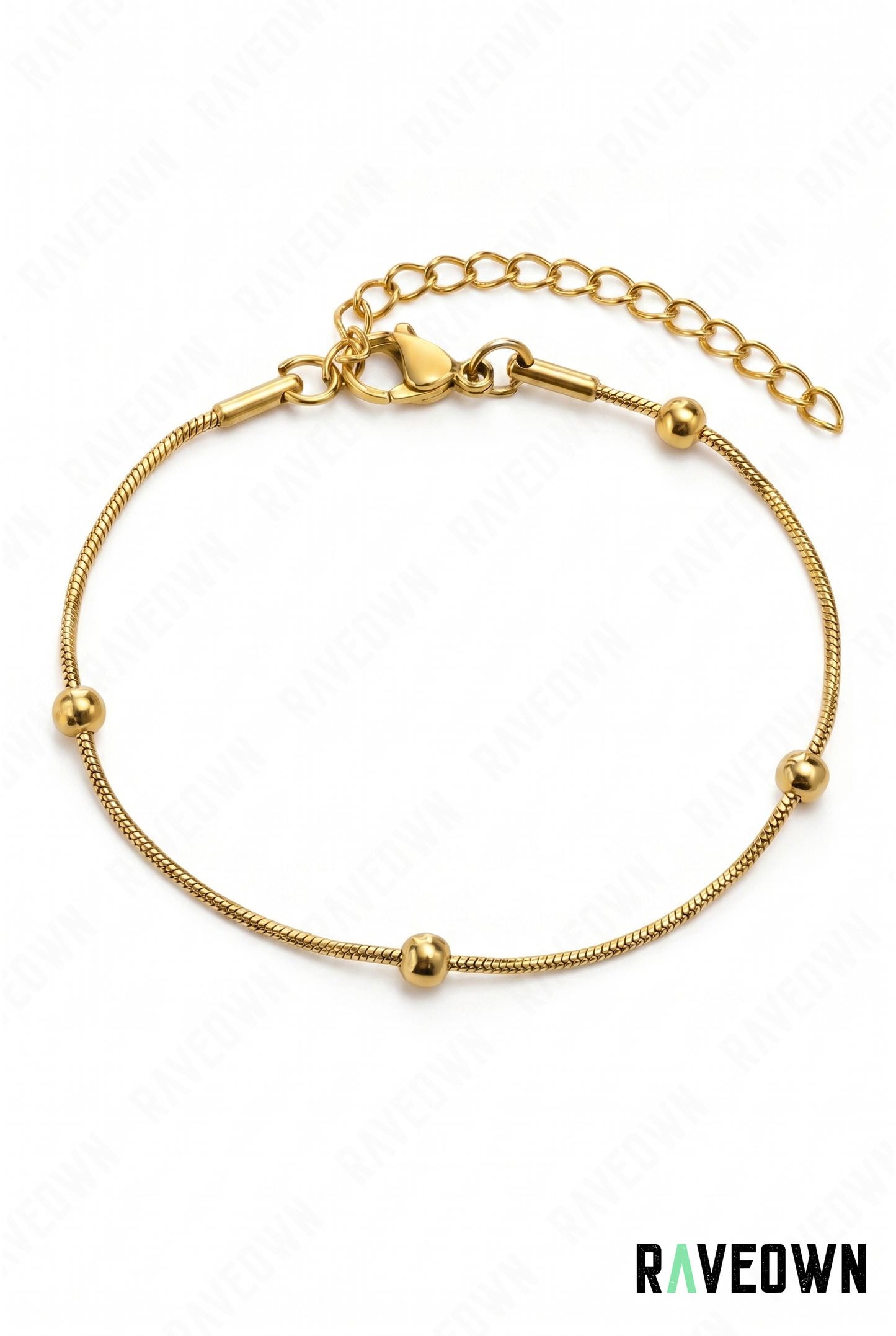 Bracelet Chaîne Femme – Doré Empilable | RÆVEN