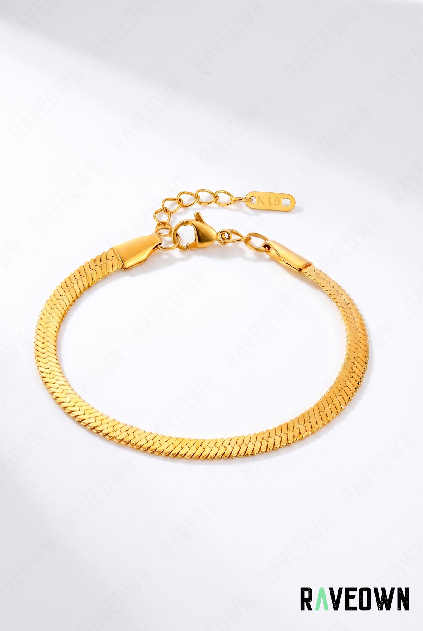 Bracelet Chaîne Femme – Doré Empilable | RÆVEN