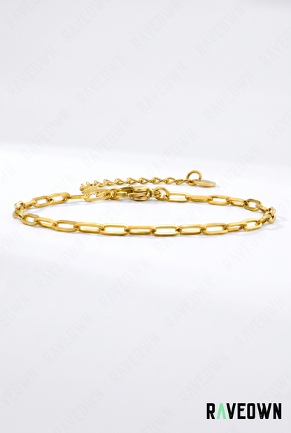 Bracelet Chaîne Femme – Doré Empilable | RÆVEN