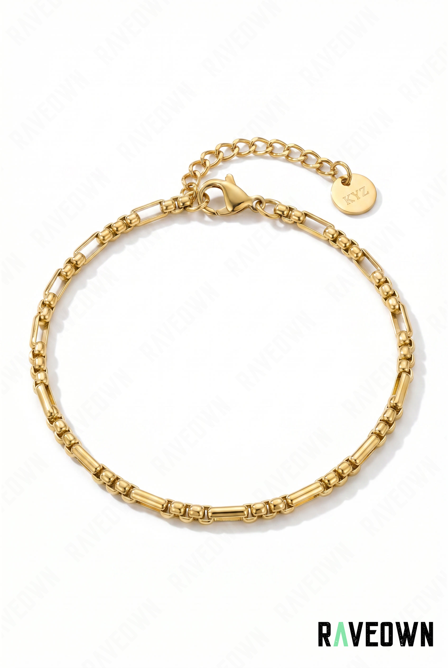 Bracelet Chaîne Femme – Doré Empilable | RÆVEN