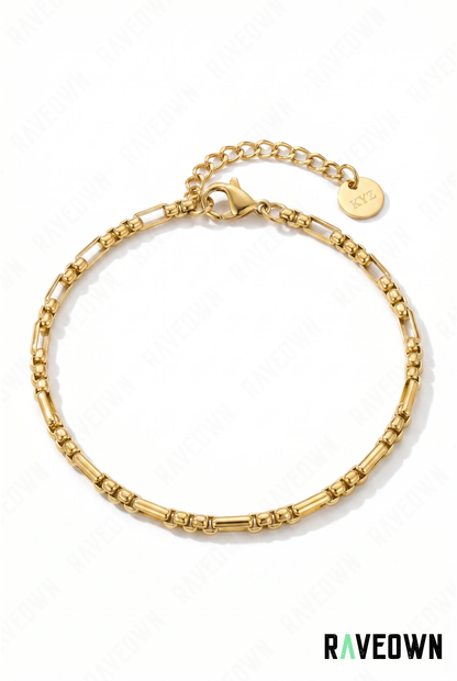 Bracelet Chaîne Femme – Doré Empilable | RÆVEN