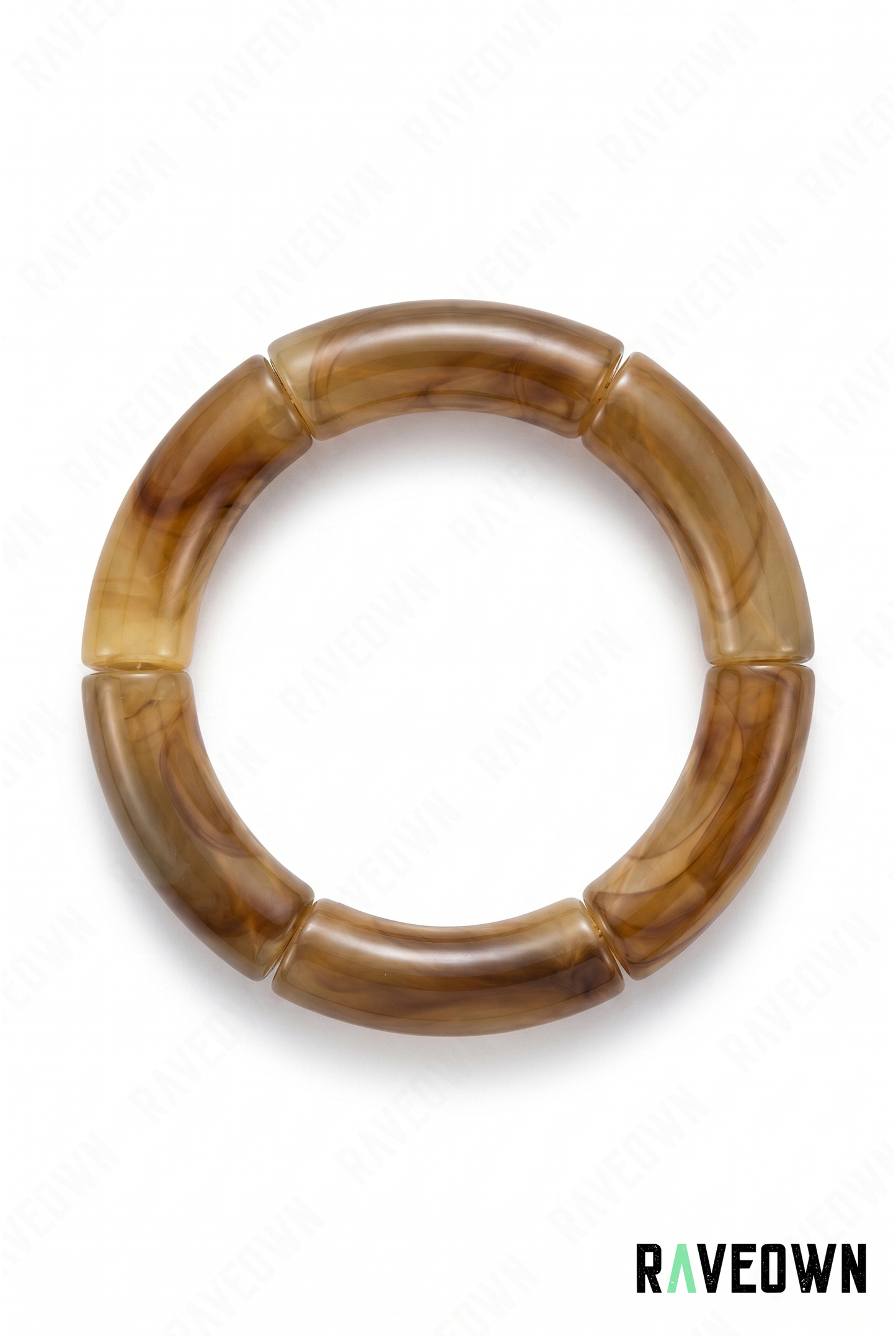Bracelet Kaki Marbré