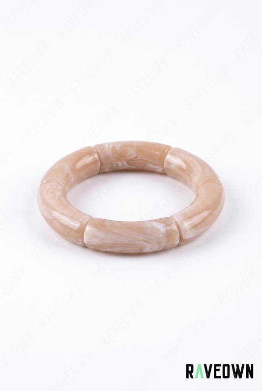 Bracelet Beige Rosé Marbré