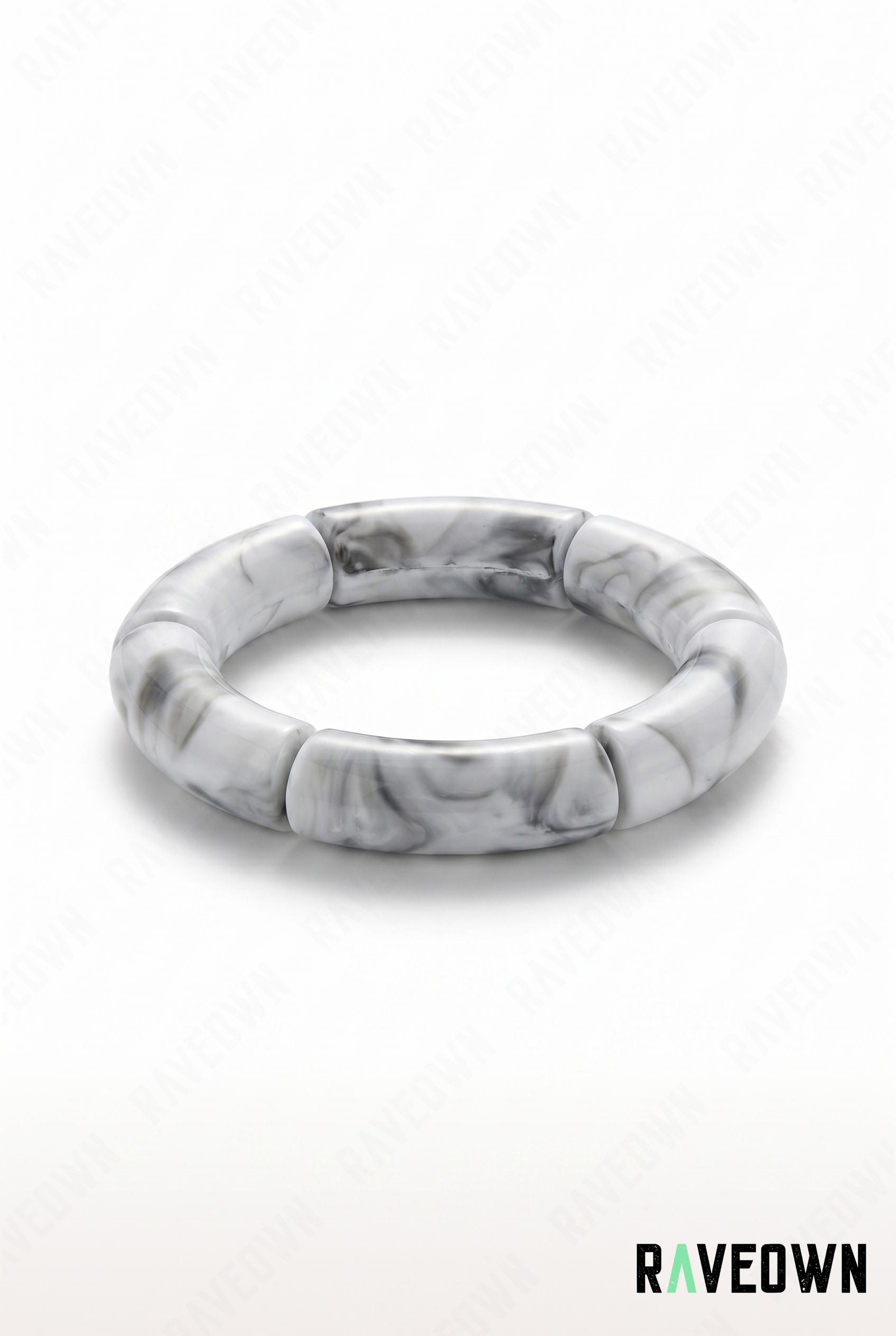 Bracelet Blanc Marbré