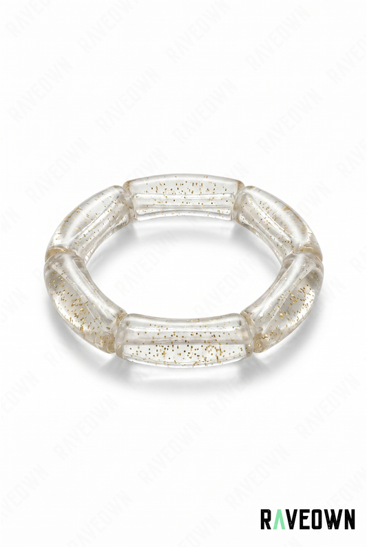 Bracelet Blanc Transparent