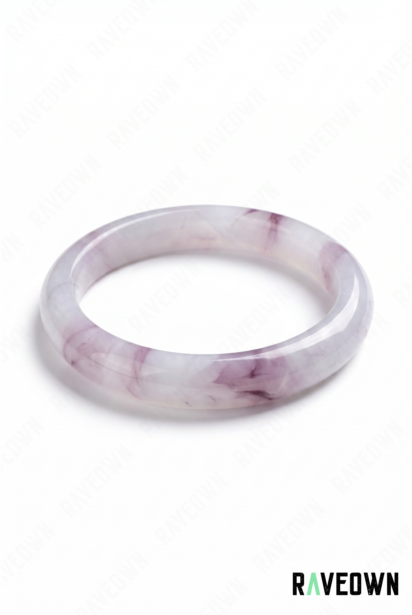 Bracelet Blanc Bleuté