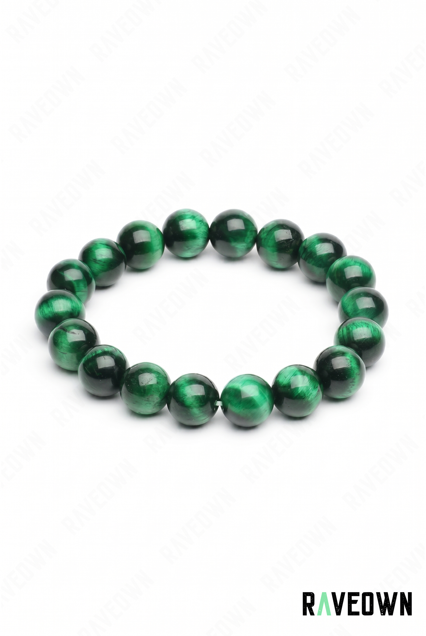 Bracelet Œil de Tigre Vert Femme | Nektra
