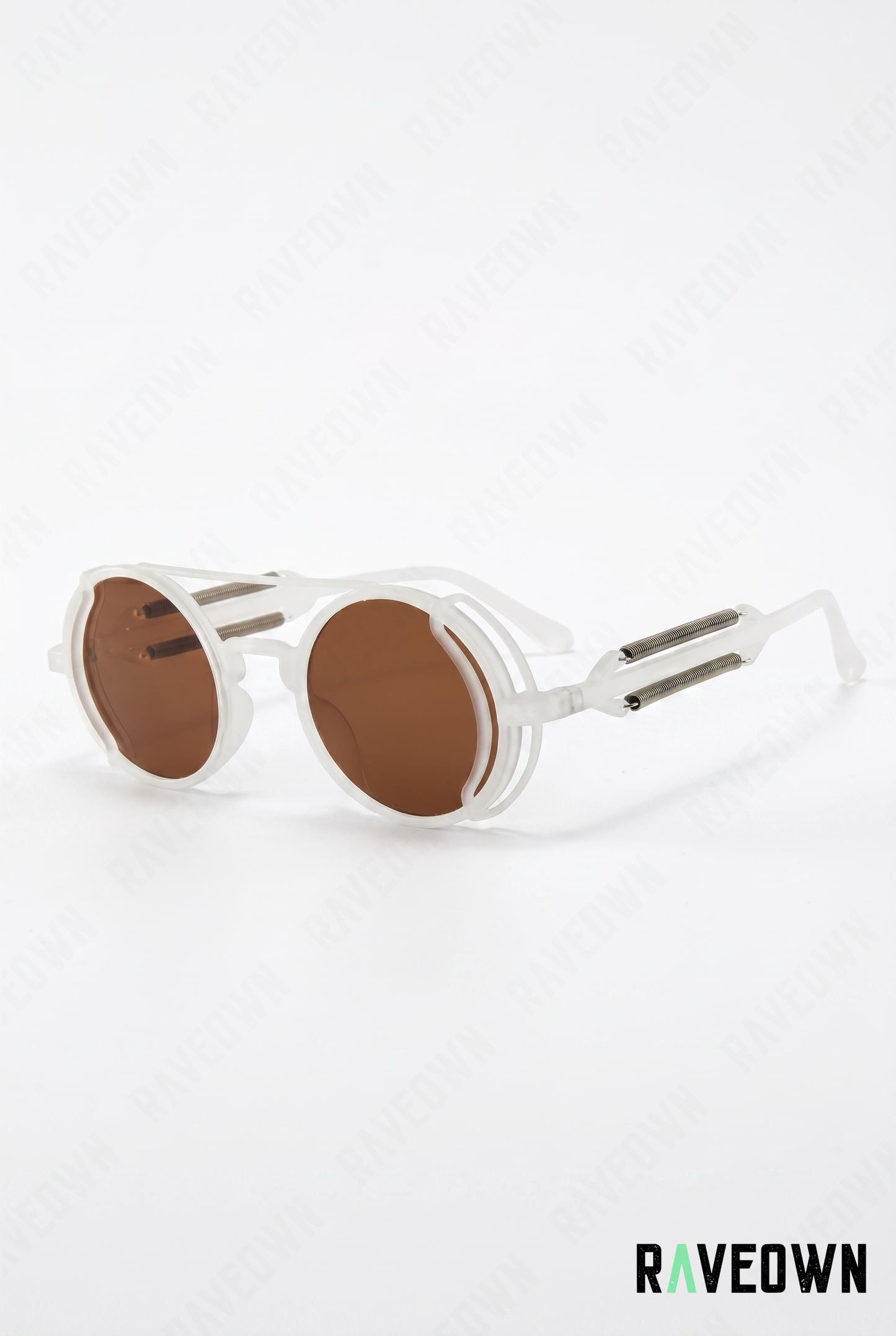 Lunettes De Soleil Rondes Steampunk Rétro | RÆVA