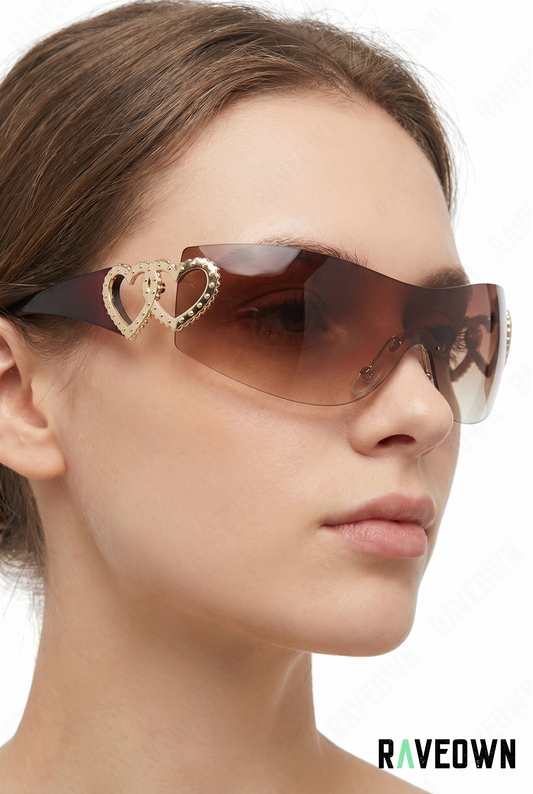 Lunettes De Soleil Femme – Cœur Sans Monture | Solvaï