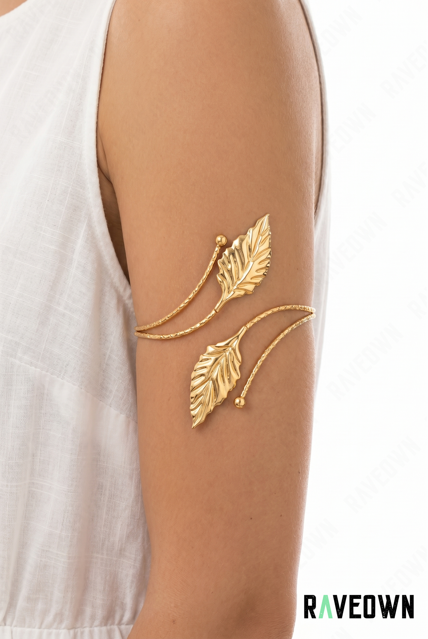 Bracelet de Bras Feuille Femme | Nektra